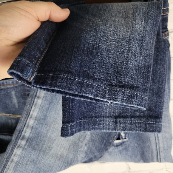 BENCH/OJ OVERHAULED JEANS | slim distressed cropped jeans - Picture 7 of 8